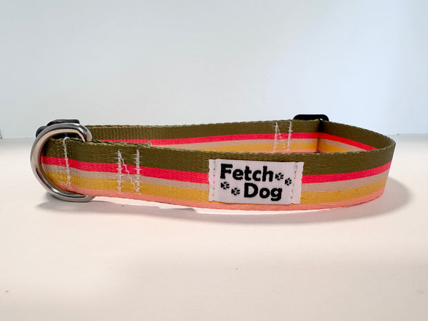 Sunset Stripes Dog Collar