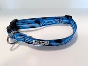 Blue Waves Dog Collar