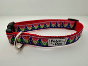 Art Deco Flower Dog Collar - Fetch Dog