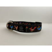 Birds and Flowers Dog Collar - Fetch Dog