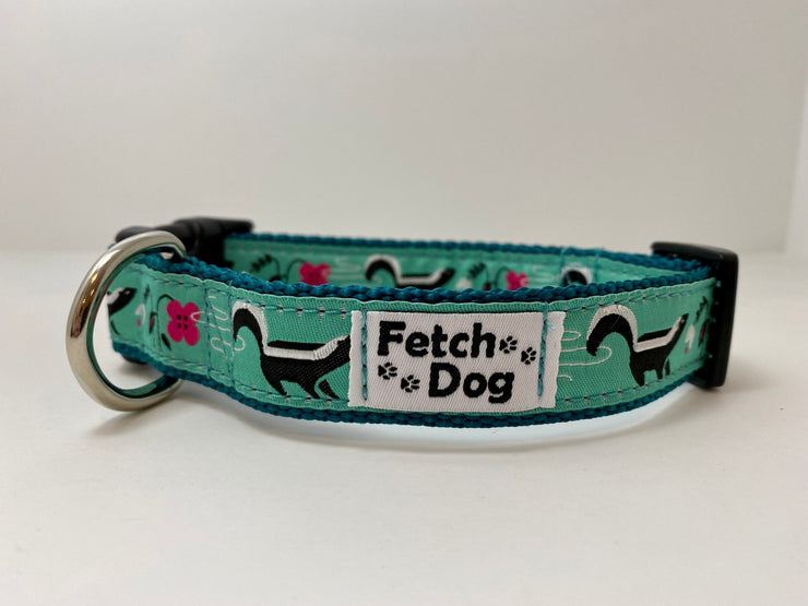 Black Skunk Dog Collar - Fetch Dog