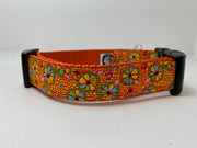 Mosaic Flower Dog Collar - Fetch Dog