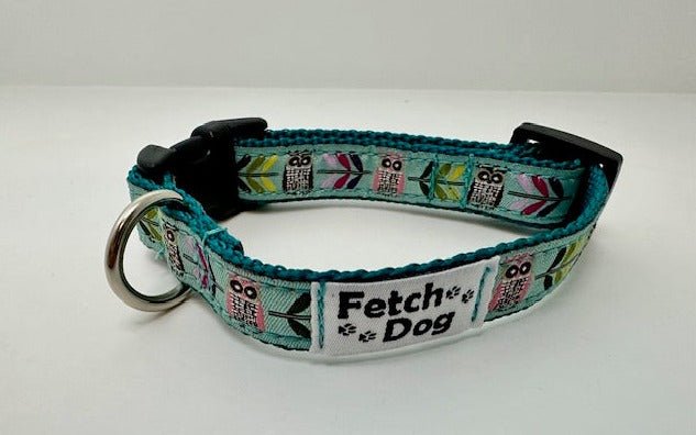 Owls Small Dog Collar - Fetch Dog