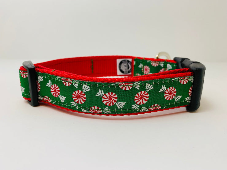 Peppermint Candies Dog Collar - Fetch Dog