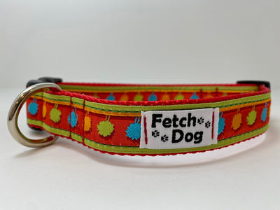 Pom Poms Dog Collar - Fetch Dog