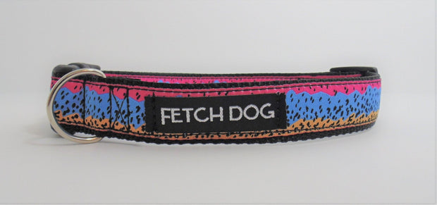 Rainbow Trout Dog Collar - Fetch Dog