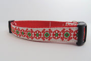 Retro Floral Dog Collar - Fetch Dog