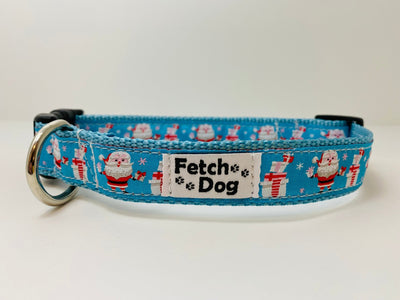 Santa + Gifts Dog Collar - Fetch Dog