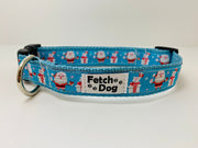 Santa + Gifts Dog Collar - Fetch Dog