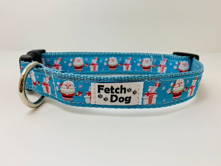 Santa + Gifts Dog Collar - Fetch Dog