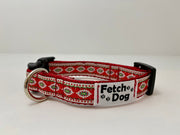 Scalloped Edge Holiday Small Dog Collar - Fetch Dog