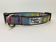 Stripes & Dots Dog Collar - Fetch Dog