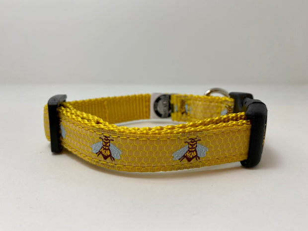 Sweet Honey Bee Small Dog Collar - Fetch Dog