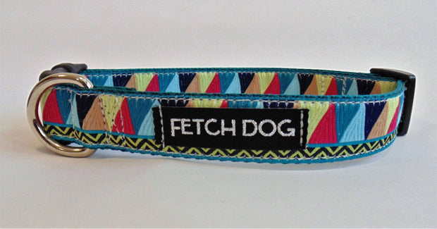 Triangle Zig Zag Dog Collar - Fetch Dog