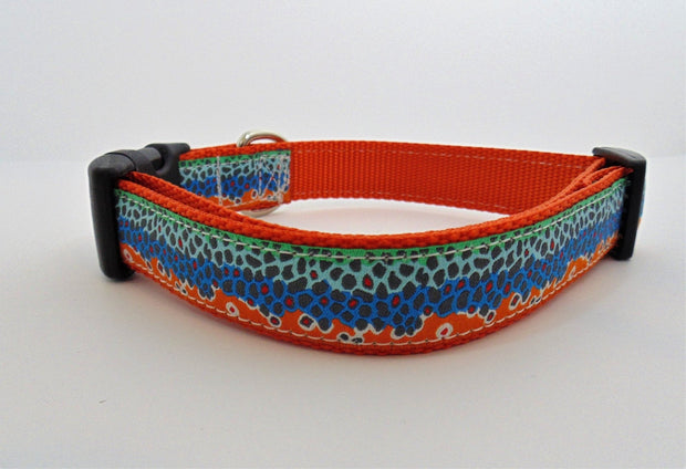 Trout Spots Pattern Dog Collar - Fetch Dog