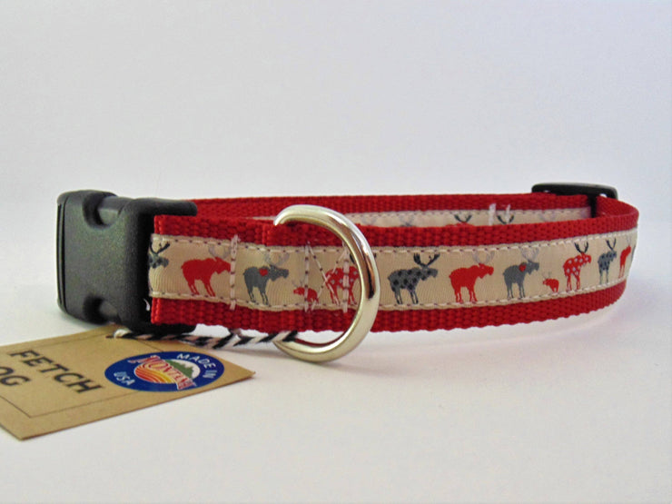 Moose Dog Collar - Fetch Dog 