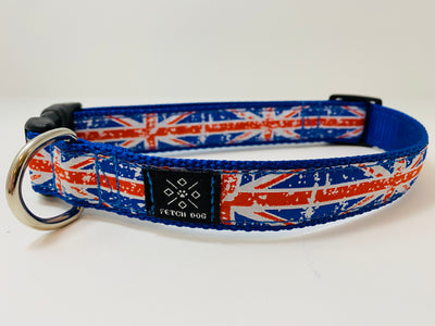 Union Jack Dog Collar