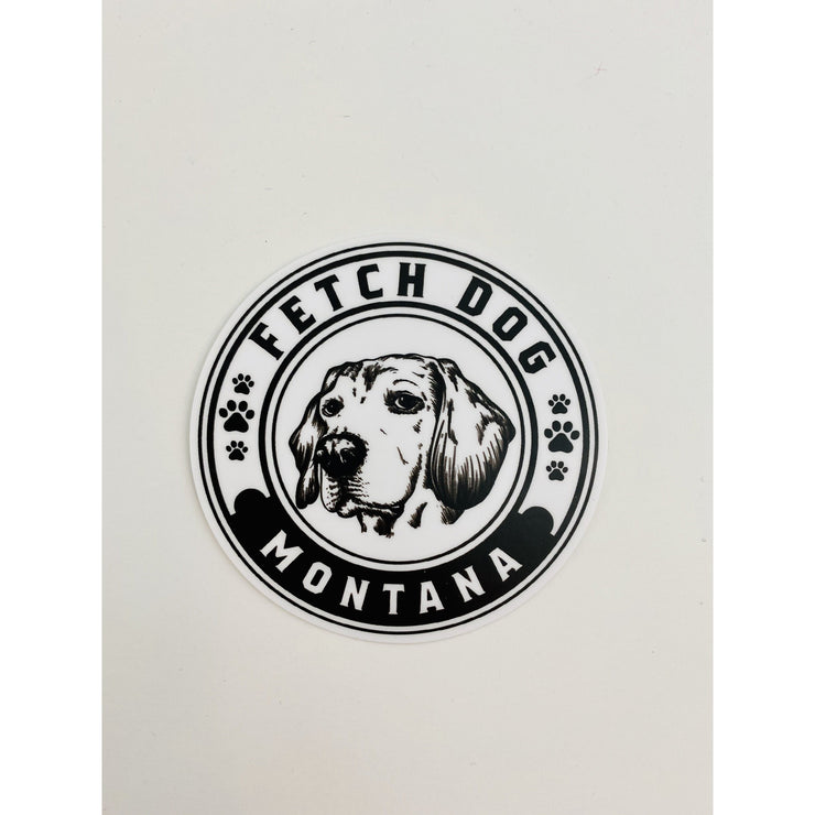 Logo sticker Sticker Fetch Dog 