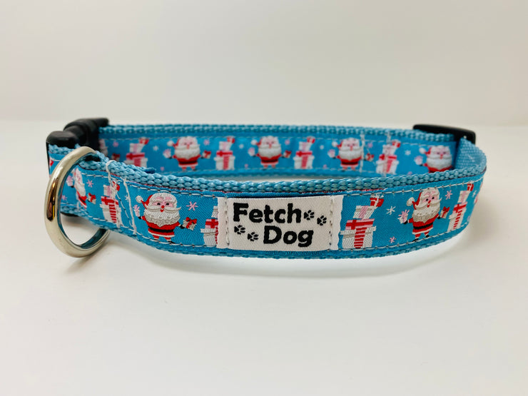 Santa + Gifts Dog Collar