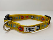 Folk Flower Dog Collar